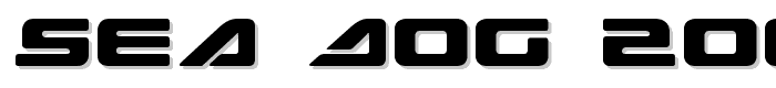 Sea Dog 2001 font